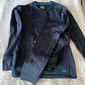 Under Armor cold weather top and bottom set